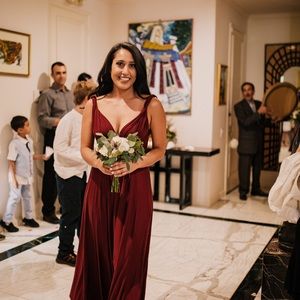 Lulus Tricks of the Trade Burgundy Maxi Dress | SM